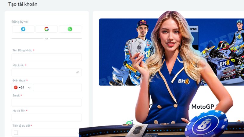 3 cách đăng ký BK8 tiện lợi nhất