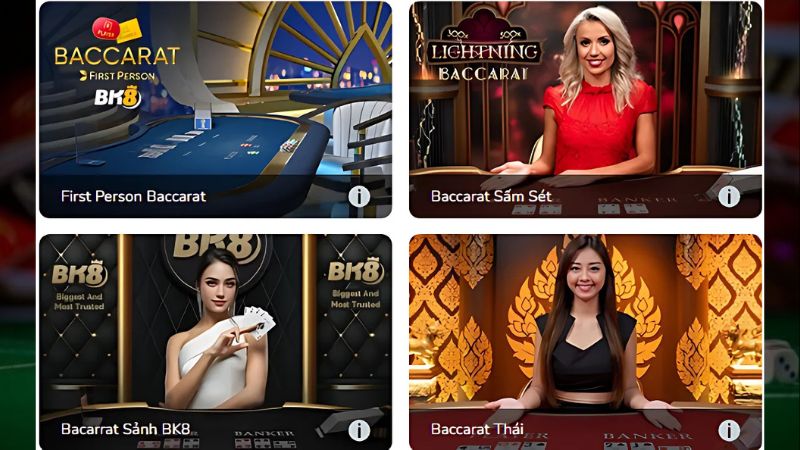 Baccarat BK8 - Trải nghiệm game bài đẳng cấp đầy kịch tính
