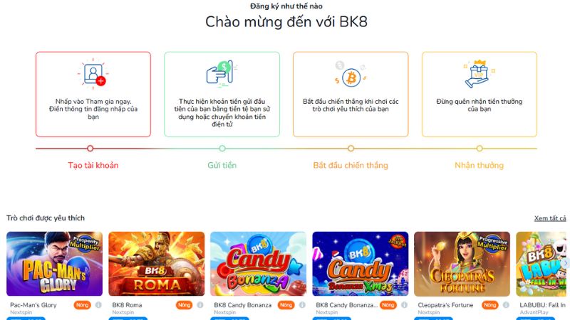 Lưu ý khi liên hệ BK8