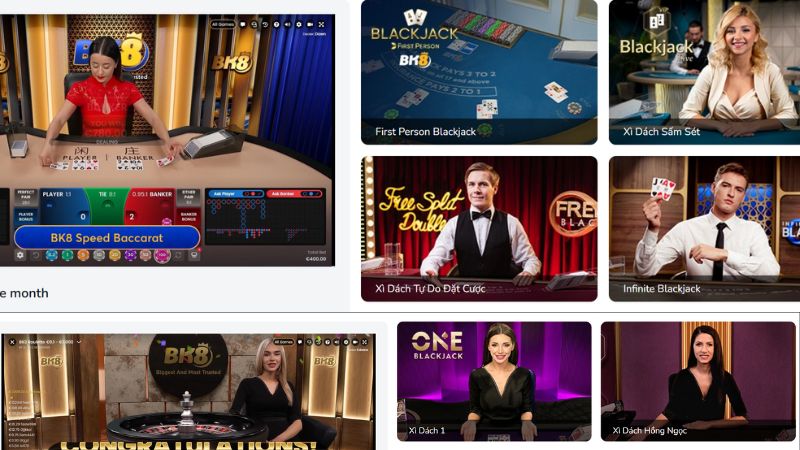 Xì Dách BK8 - Trải nghiệm game bài hấp dẫn tại Casino online